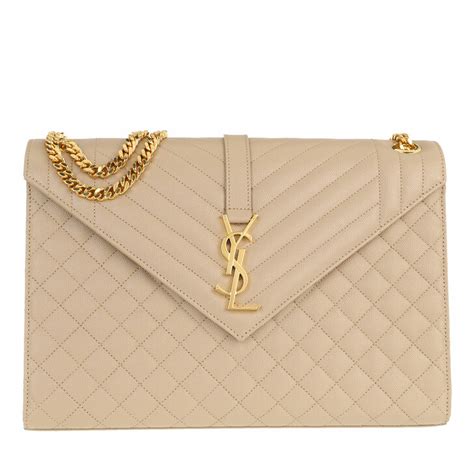 dark beige ysl|ysl beige shoulder bag.